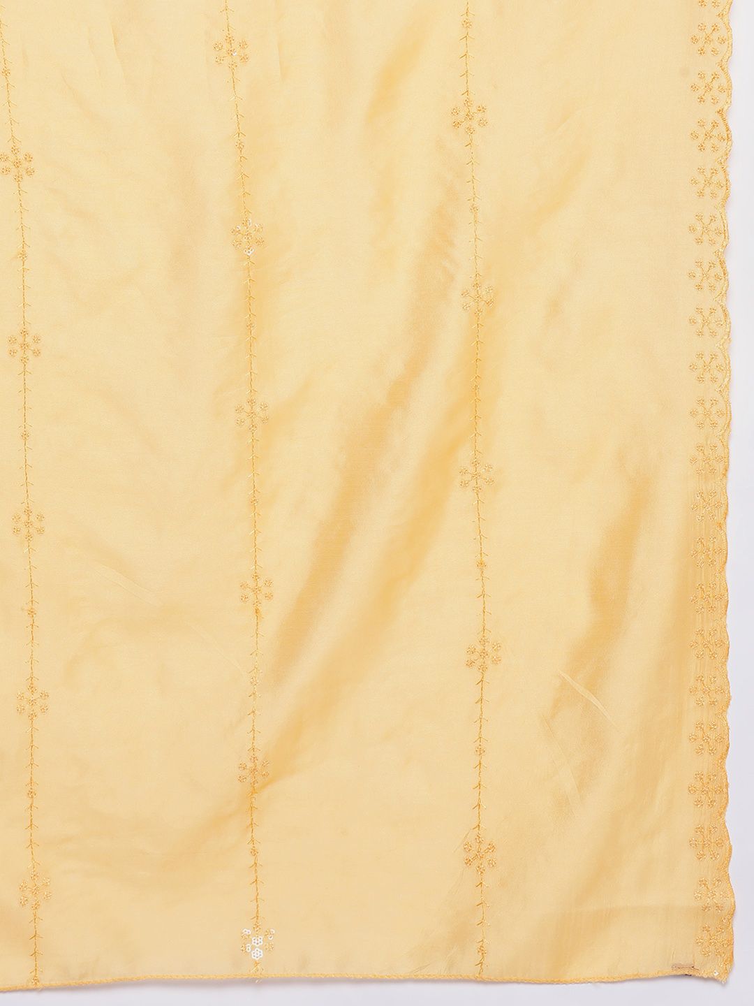 Dhiyona LL Floral Embroidered Sequinned Kurta with Palazzos & Dupatta