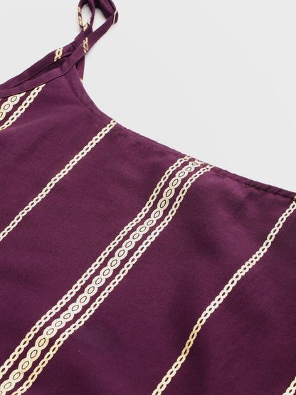 Dhiyona AN Printed Regular Sequinned Kurta With Sharara & Dupatta