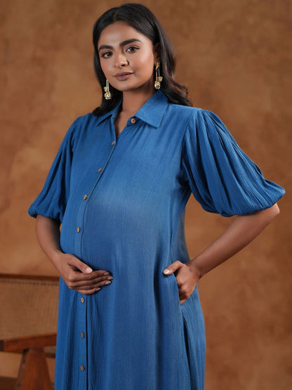 Dhiyona AY Women's Fit & Flared Maternity Ethnic Dresses