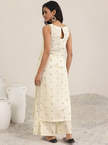 Women Geometric Printed Kurta with Palazzos