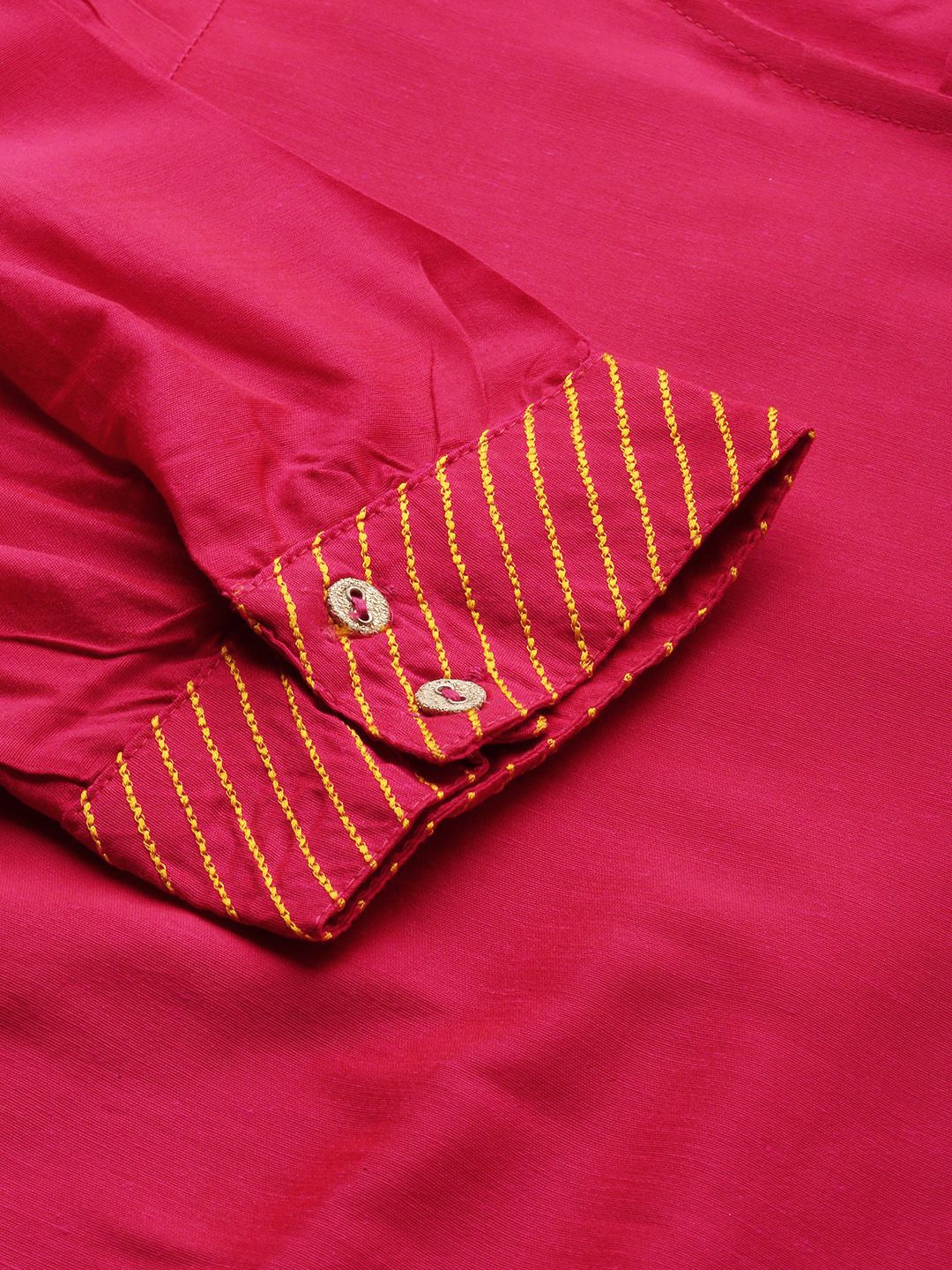Dhiyona OD  Women Fuchsia Pink Solid Rozana Kurta