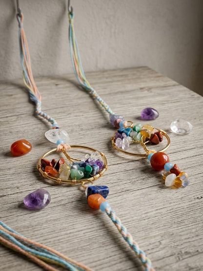 Dhiyona Set Of 2 Artificial Stones Bhaiya Bhabhi Rakhi With Roli Chawal Chandan Mishri