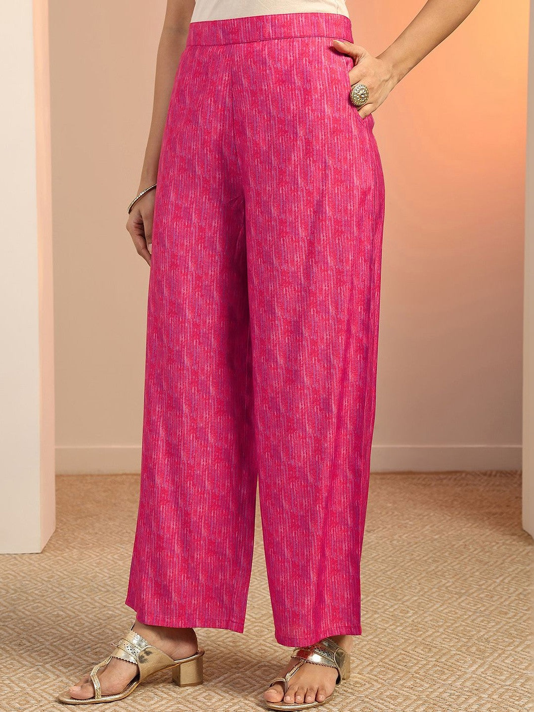 Women Floral Printed Regular Kurta with Palazzos