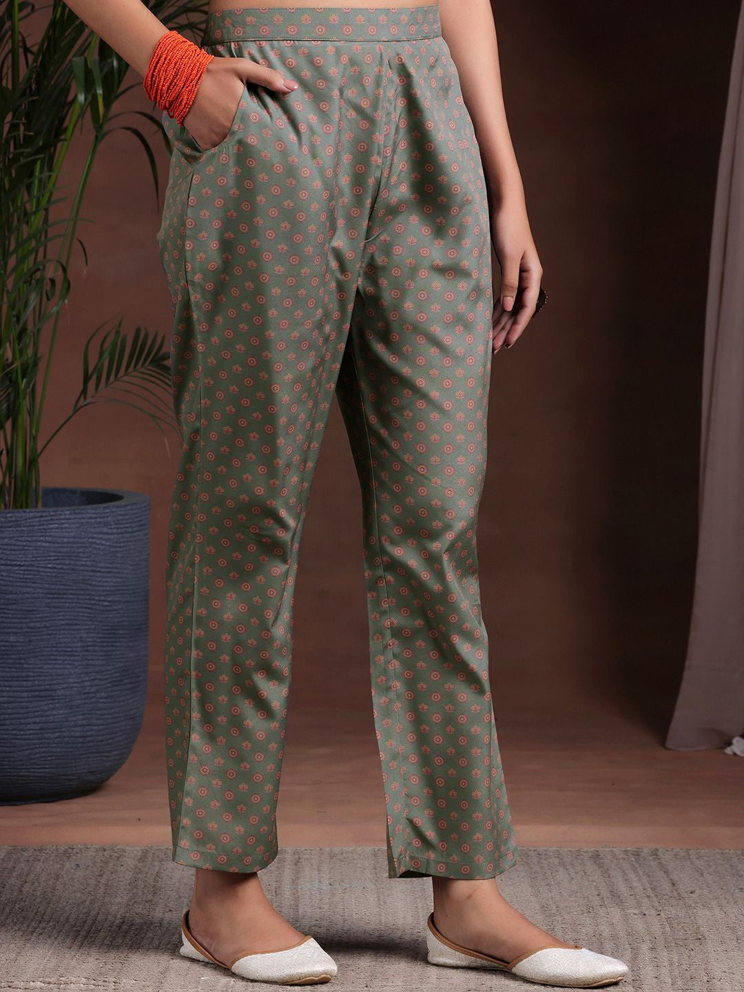 Ethnic Motifs Printed Kurta with Trousers & Dupatta