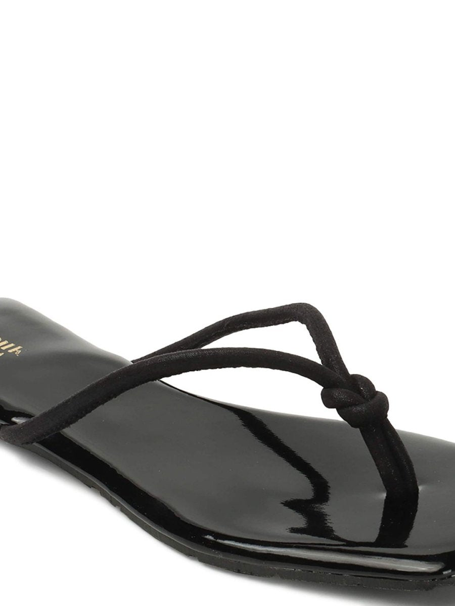 Dhiyona AK Textured Open Toe Flats