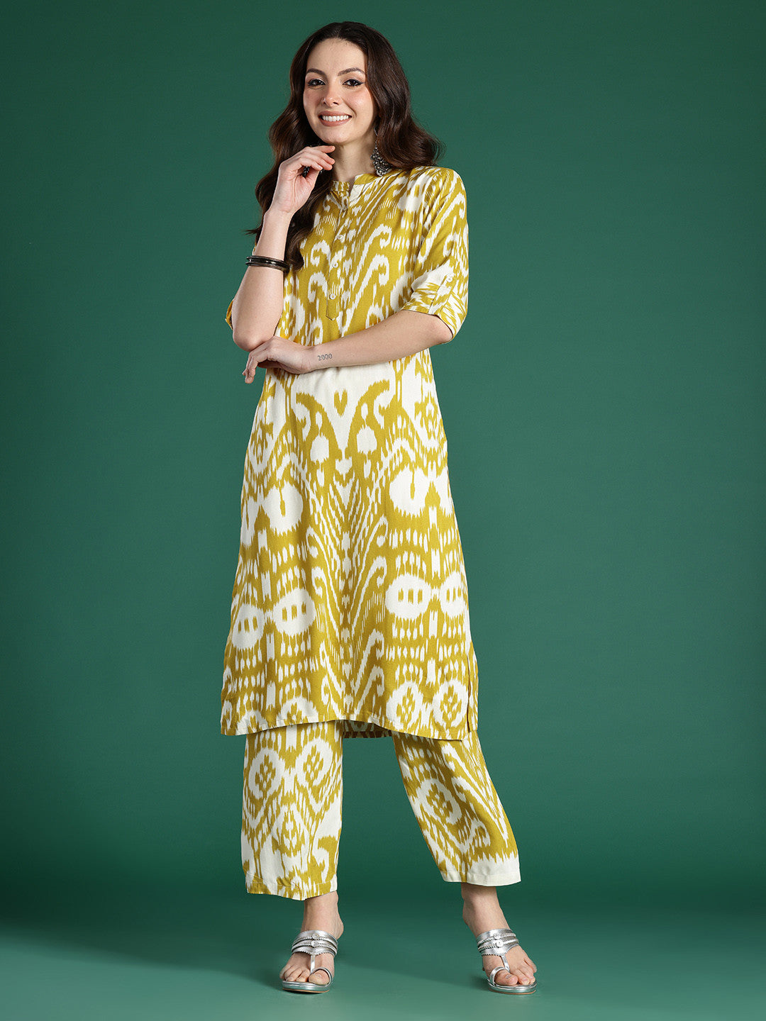 Women Printed Kurta with Palazzos