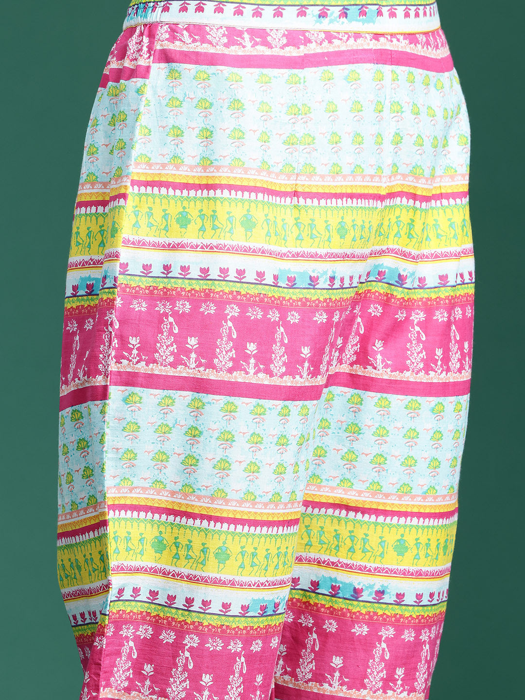Printed Pure Cotton Kurta with Trousers