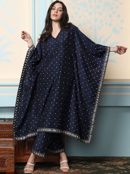 Dhiyona IS Women's Women Printed Regular Kurta with Trousers
