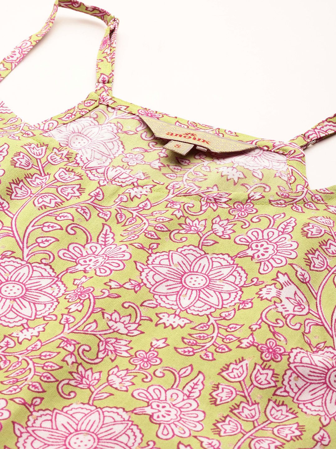 Dhiyona AN X Basant Bahaar Floral Printed A-Line Kurta With Sharara & Dupatta