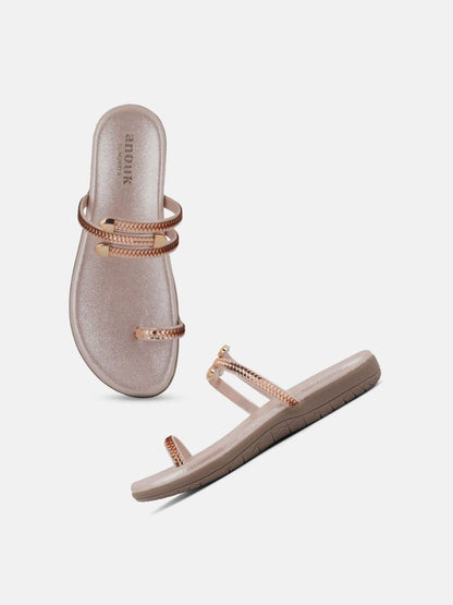 Dhiyona AK Embellished One Toe Flats