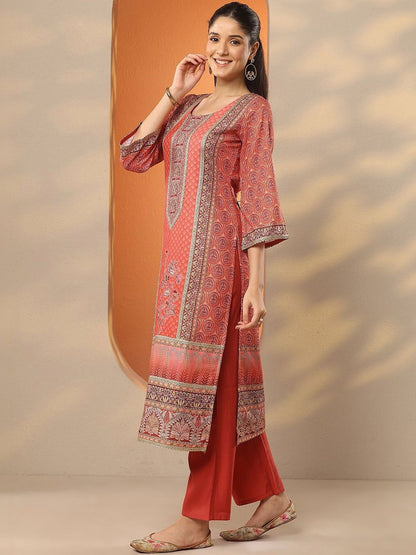 Women Ethnic Motifs Printed Regular Kurta with Trousers & With Dupatta