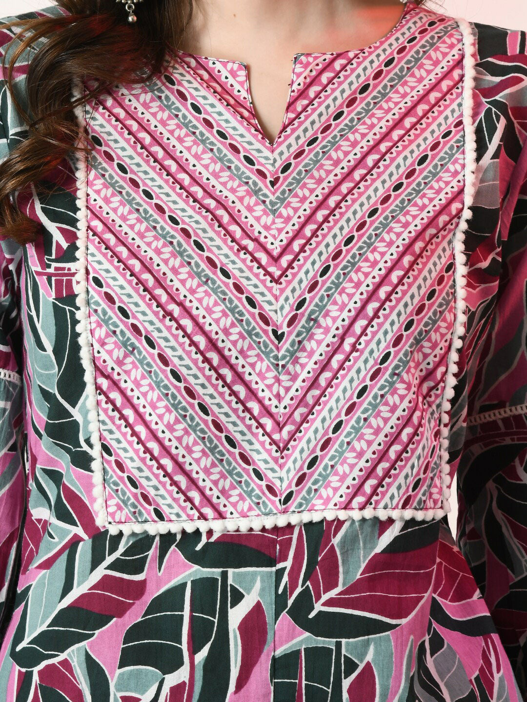 Floral Printed Straight Kurta With Trouser