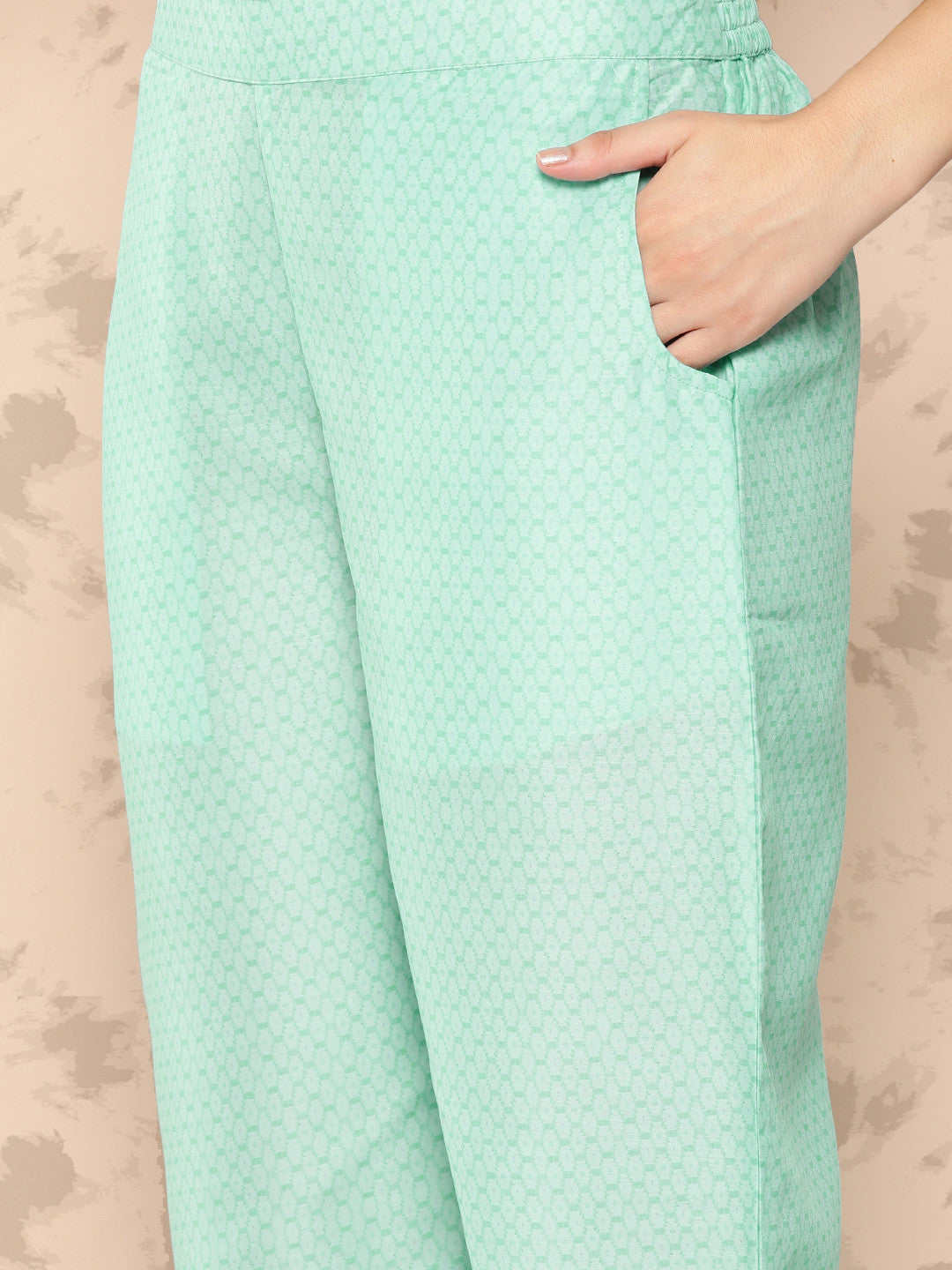 Ethnic Motifs Printed Regular Kurta with Trousers