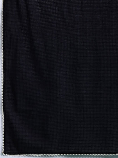 Dhiyona IE Plus Size Printed Pure Cotton Kurta with Trousers & With Dupatta