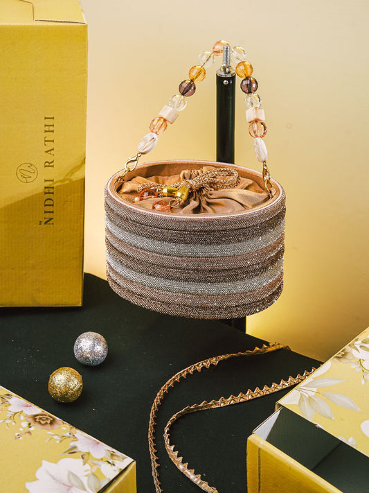 Dhiyona NR Embellished Potli Clutch