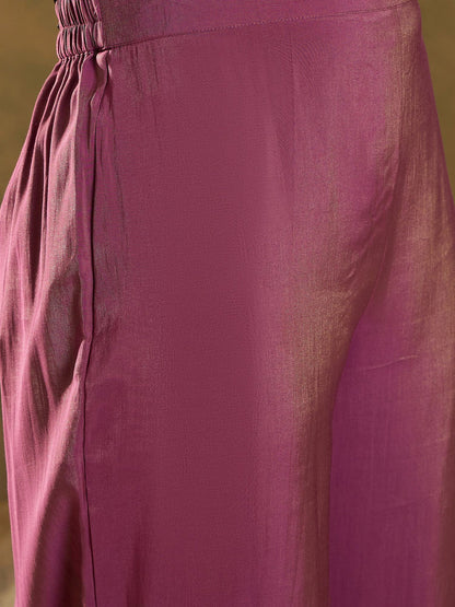 Women Floral Embroidered Regular Kurta with Trousers & With Dupatta