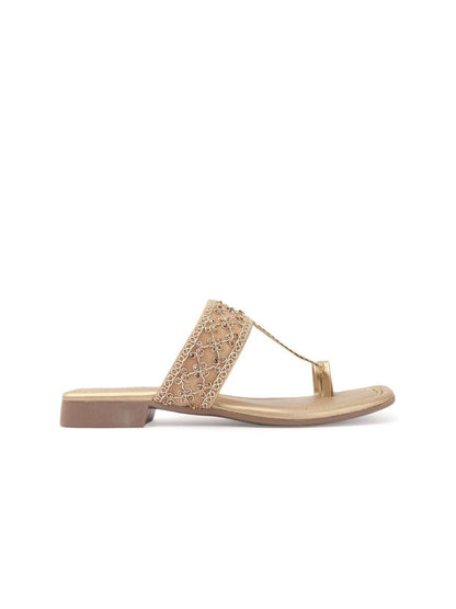 Dhiyona AK Women Embellished Ethnic Open Toe Flats
