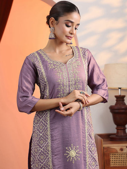Women Ethnic Motifs Embroidered Regular Kurta with Trousers & Dupatta