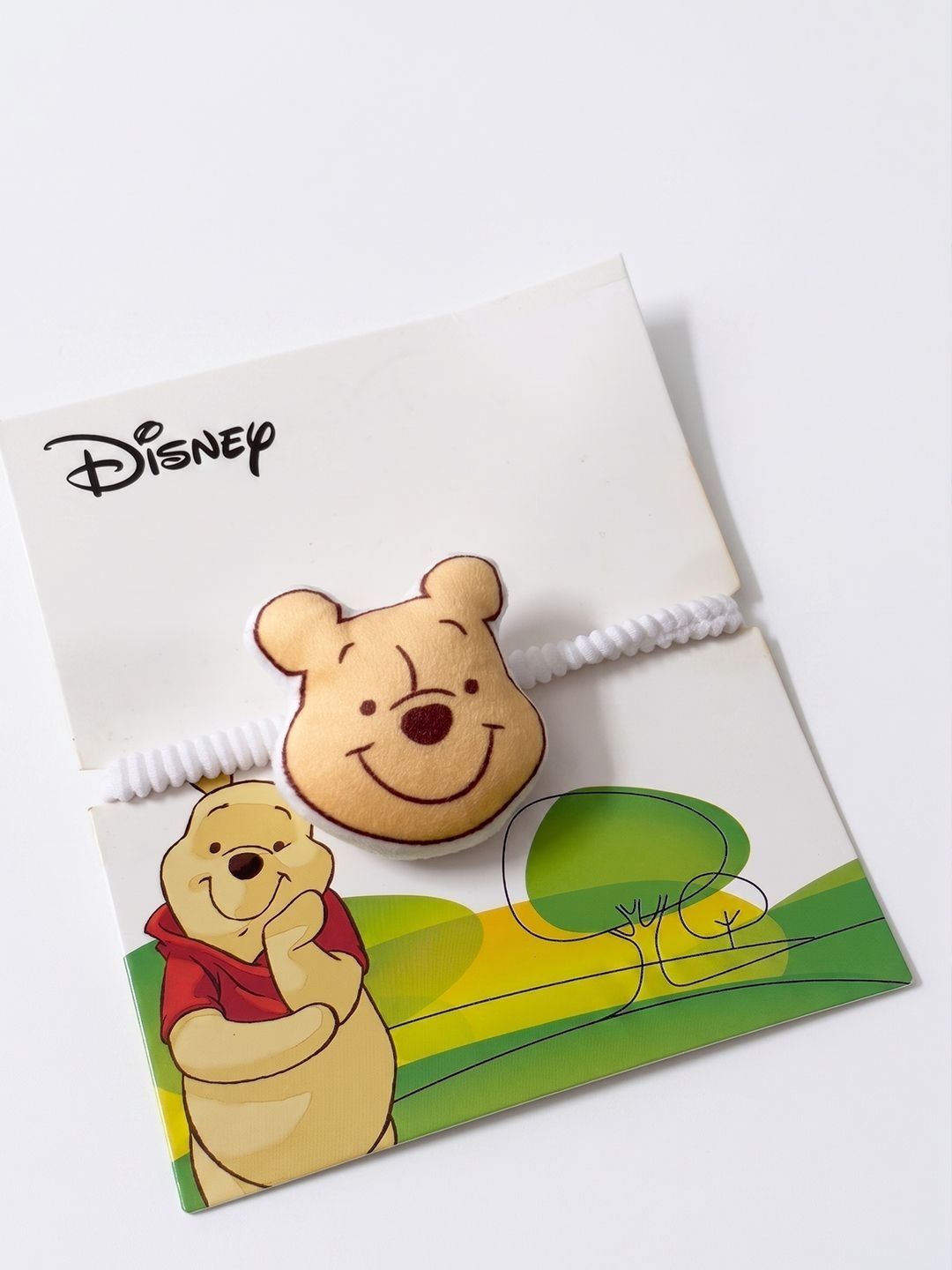 Dhiyona Kids Pooh Character Artificial Beads Rakhi With Roli Chawal Chandan Mishri