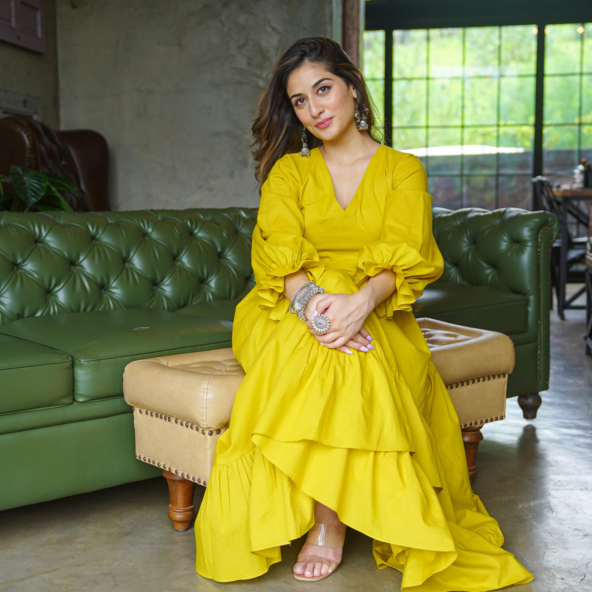 Bunaai Bella Cotton Maxi Dress