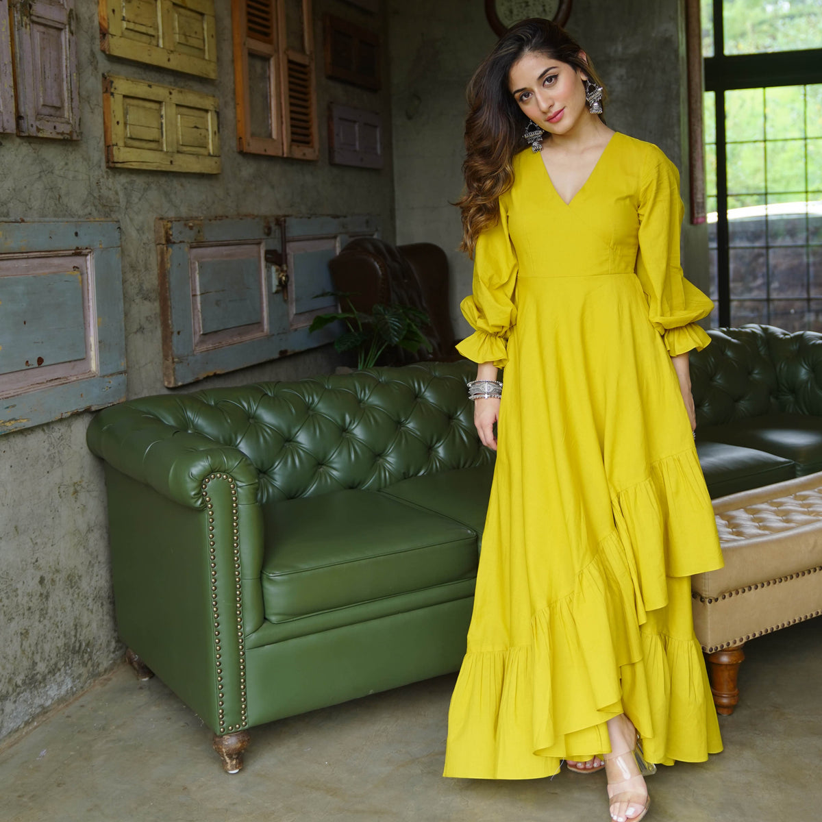 Bunaai Bella Cotton Maxi Dress