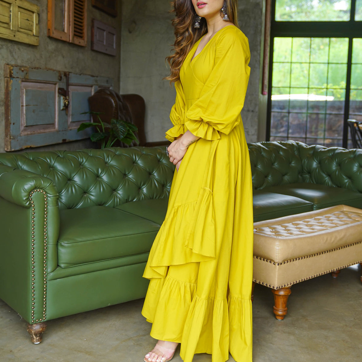 Bunaai Bella Cotton Maxi Dress