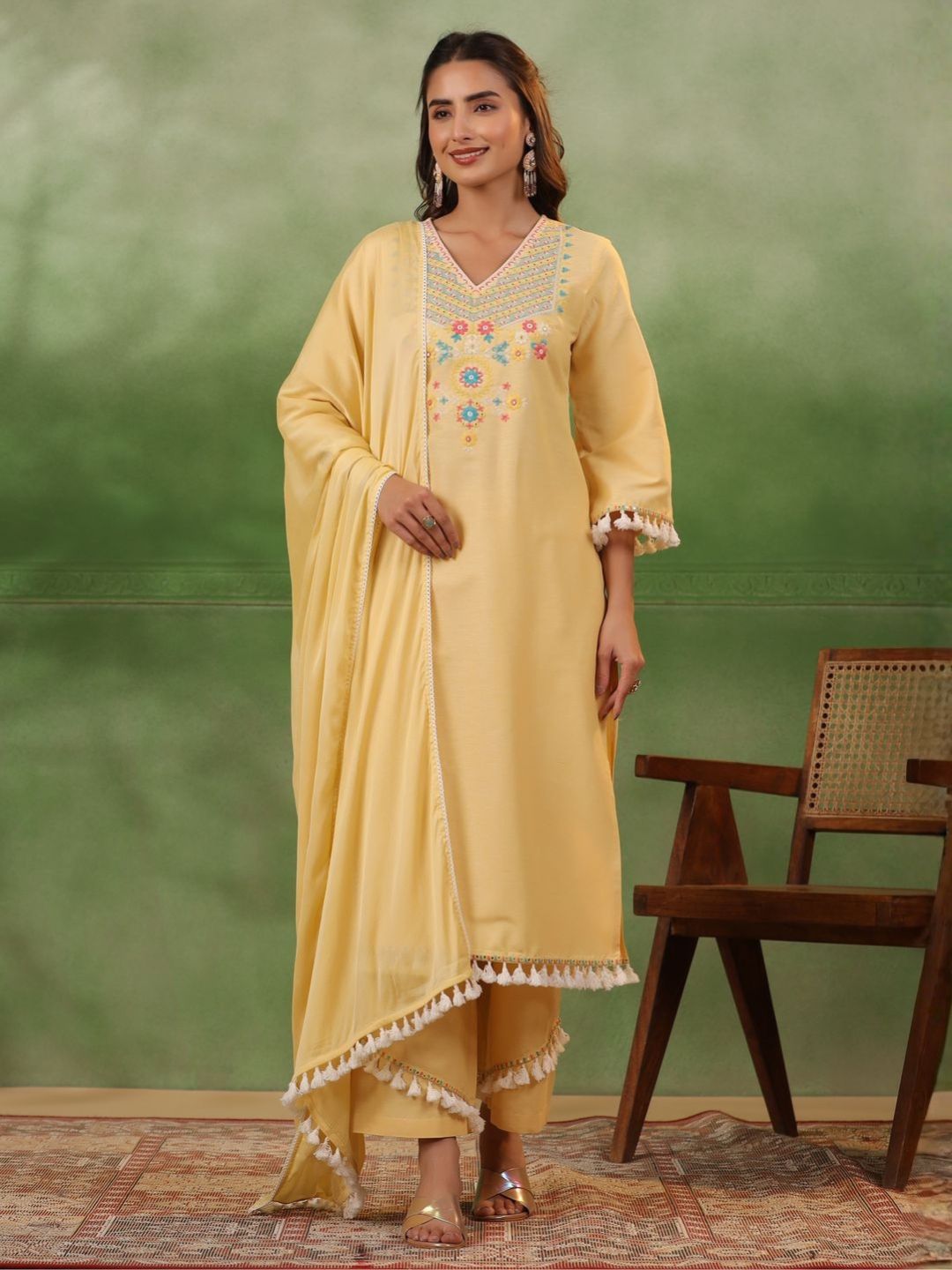 POONAM SUNSHINE COTTON SUIT SET