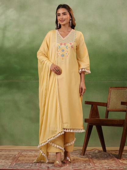 POONAM SUNSHINE COTTON SUIT SET