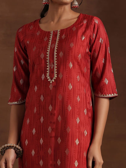 Women Ethnic Motifs Printed Regular Thread Work Kurta with Patiala & With Dupatta