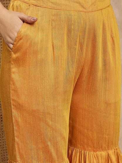 Dhiyona HOP Women Yoke Design Kurta & Sharara With Dupatta