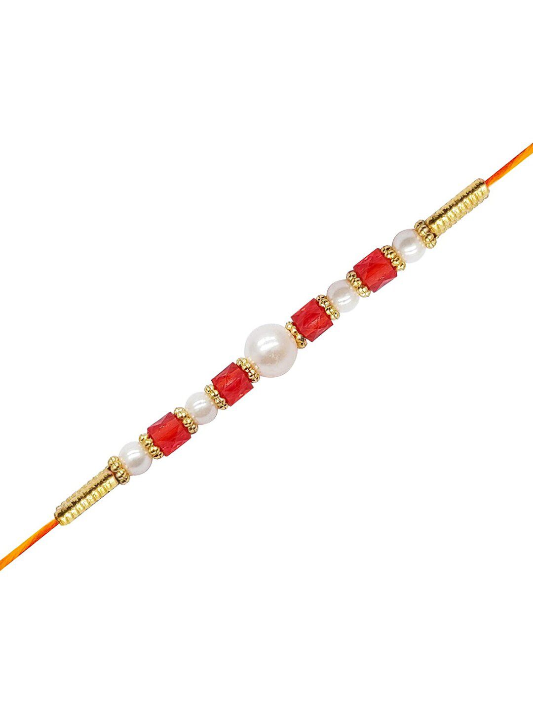 Dhiyona Unisex Set Of 2 Stone Beaded Rakhi