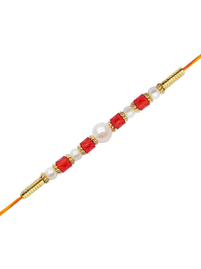 Dhiyona Unisex Set Of 2 Stone Beaded Rakhi