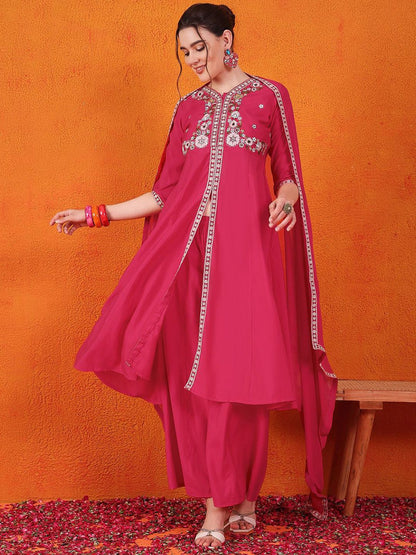 Dhiyona SN Embroidered Anarkali Kurta Set