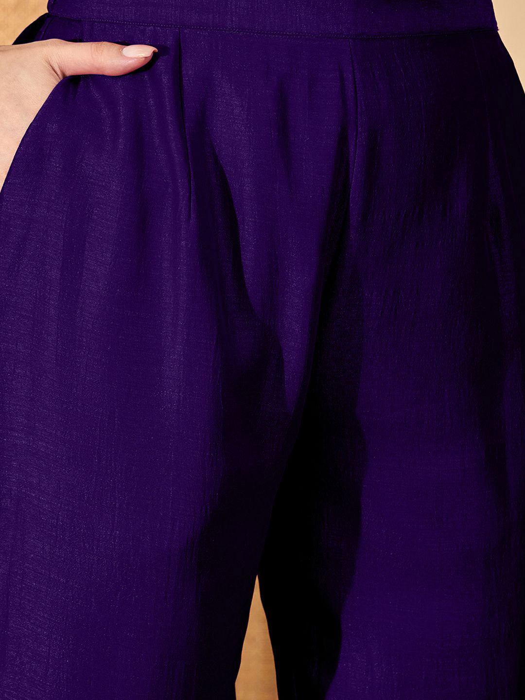 Ethnic Motifs Embroidered Pleated Sequinned A-Line Kurta With Trousers & Dupatta