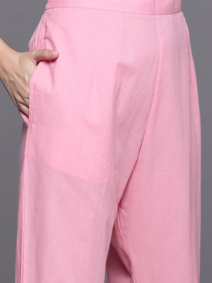Women Floral Printed Empire Gotta Patti Kurta with Trousers & With Dupatta
