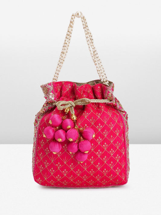 Dhiyona NR Embroidered Embellished Potli