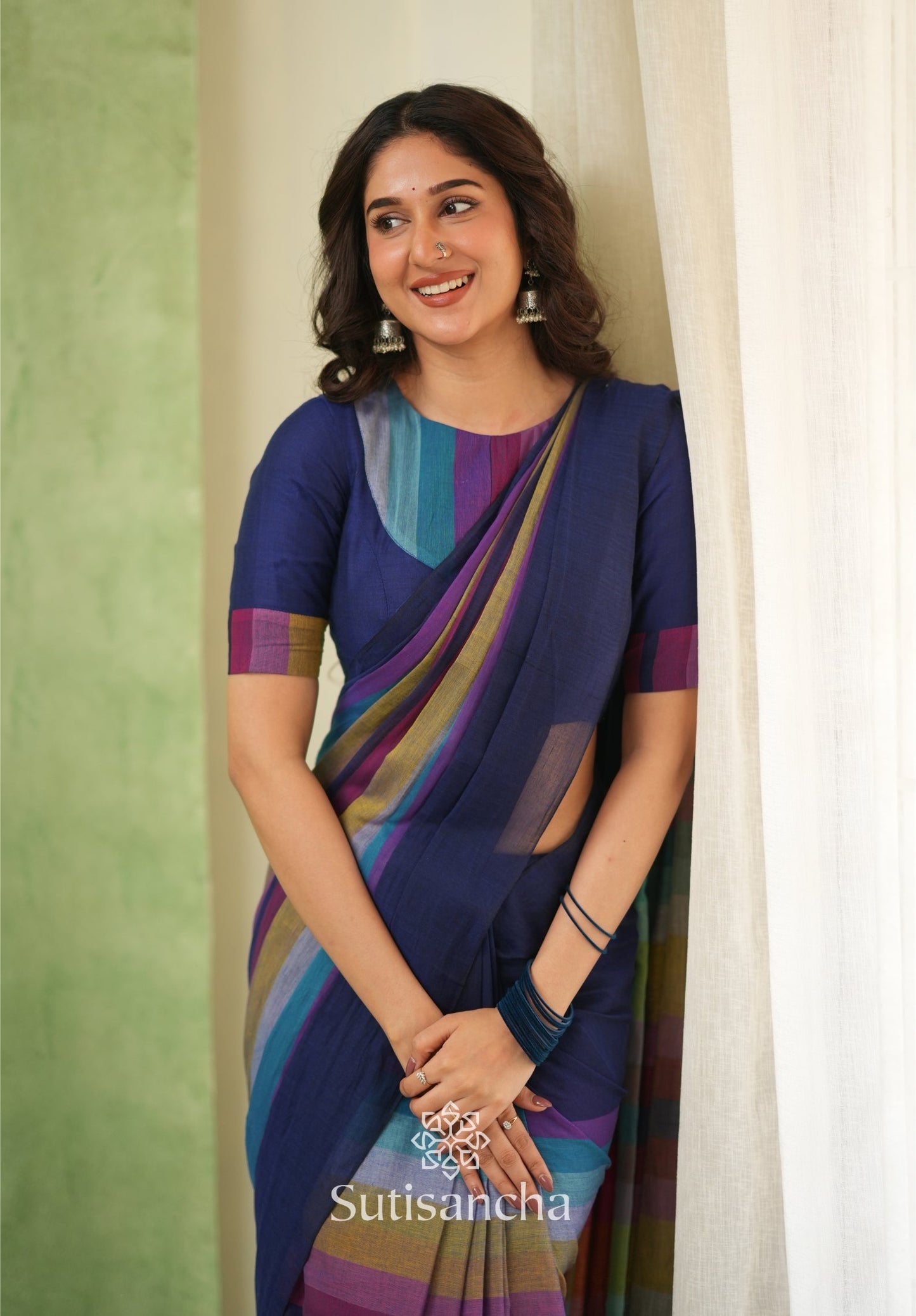Dhiyona SS Mul Tones – Vibrant Checks Edition