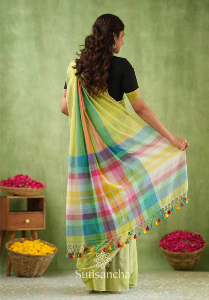 Dhiyona SS Mul Tones – Vibrant Checks Edition