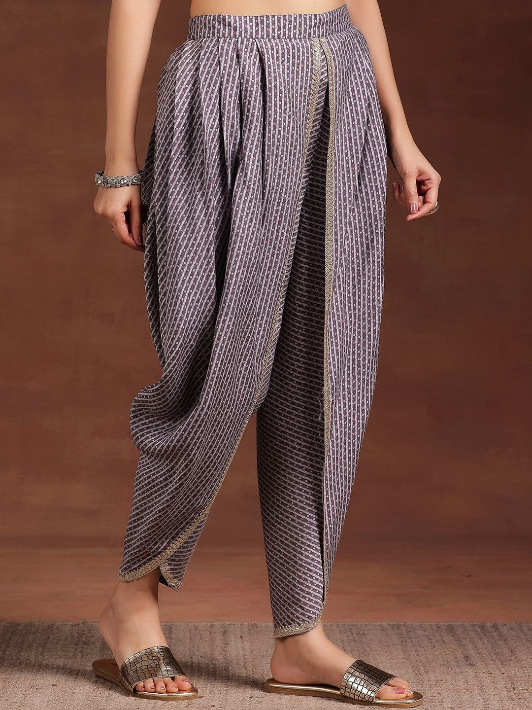 Women Floral Printed Regular Kurti with Dhoti Pants