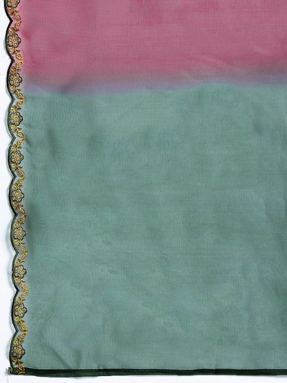 Embroidered Kurta Set With Dupatta