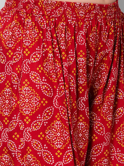 Dhiyona KL Women Green Ethnic Motifs Kurta with Palazzos & With Dupatta