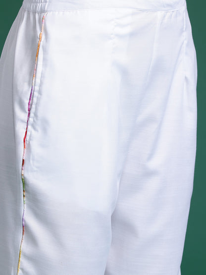 Women Floral Printed Regular Kurta with Trousers