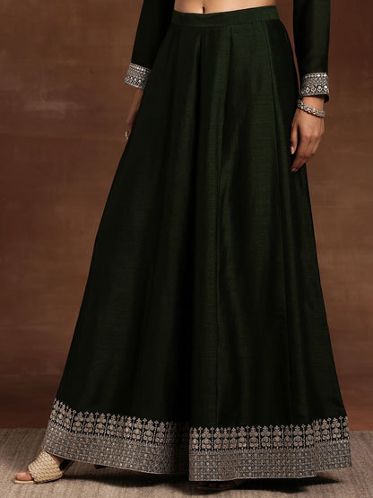 Dhiyona LL Women Floral Embroidered Regular Thread Work Kurta with Palazzos & With Dupatta