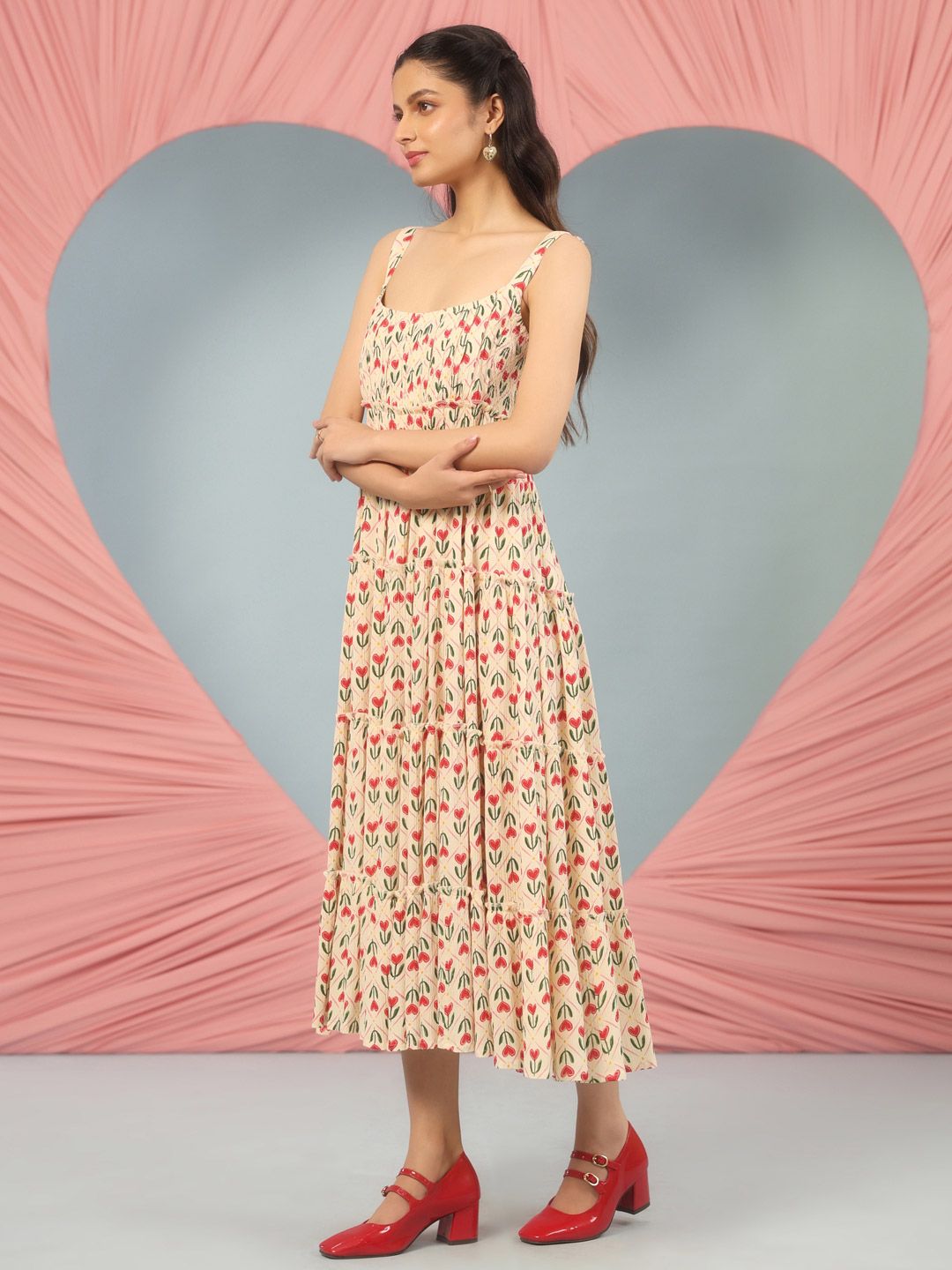 Dhiyona AY Women's Printed Ethnic Dresses
