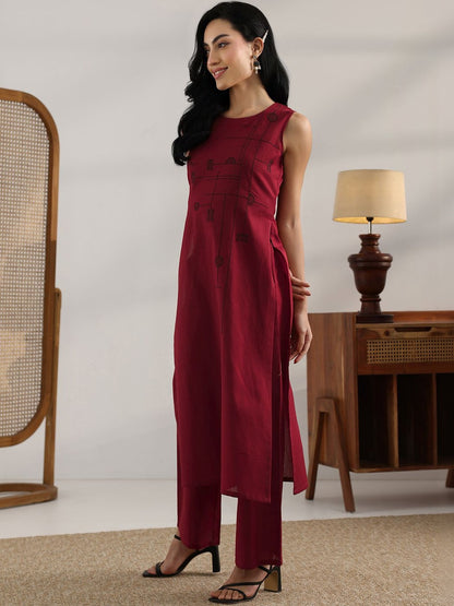 Women Printed Regular Kurta with Trousers