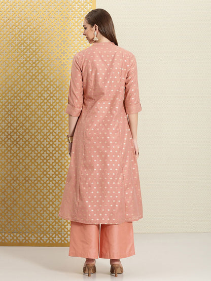 Dhiyona PD Women Women Jashn Ethnic Motifs Zari Work Kurta with Palazzos