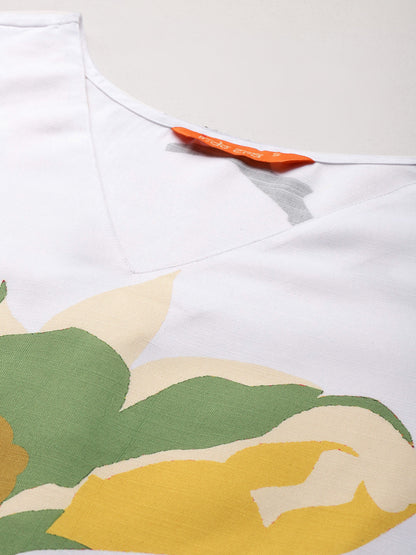 Abstract Printed Kurta with Trousers
