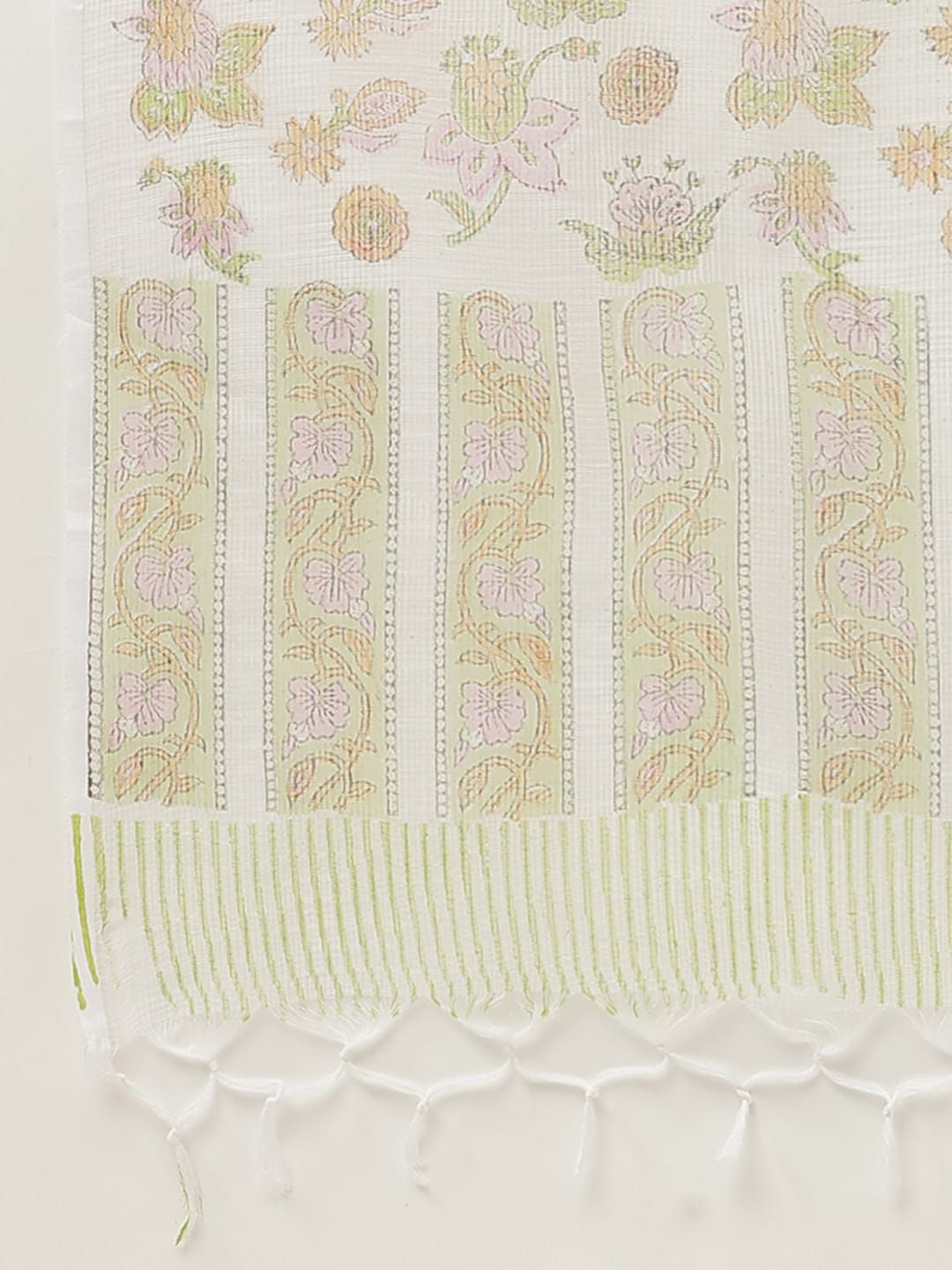 Dhiyona KL Floral Printed Gotta Patti Pure Cotton Kurta With Salwar & Dupatta