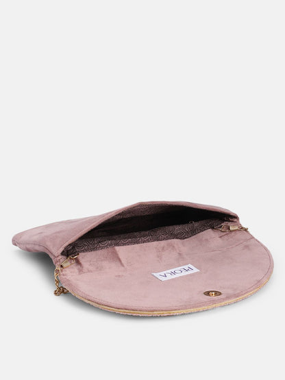 Dhiyona NR Embroidered Embellished Purse Clutch