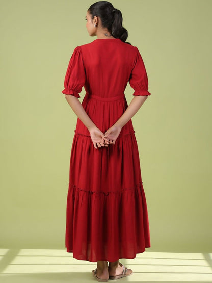Dhiyona AY Women's Printed Tier Dress